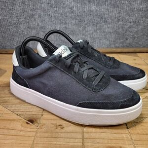 Kizik Prague Black Hands Free Athletic Canvas Sneakers Womens 9.5‎ Wide Mens 8